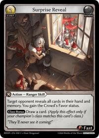 Surprise Reveal - Radiant Origins: Pantheon - Grand Archive TCG card