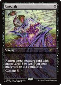 Unearth - Game Day & Store Championship Promos - Magic: The Gathering card