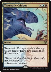Traumatic Critique - Secrets of Strixhaven - Magic: The Gathering card