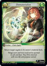 Dematerialize - Radiant Origins Event Pack - Grand Archive TCG card