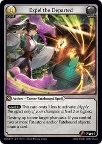 Expel the Departed - Radiant Origins Event Pack - Grand Archive TCG card