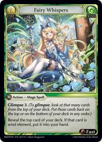 Fairy Whispers - Radiant Origins Event Pack - Grand Archive TCG card