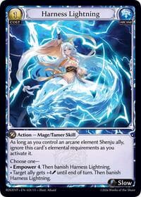 Harness Lightning - Radiant Origins Event Pack - Grand Archive TCG card