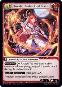 Inzali, Unshackled Blaze - Radiant Origins Event Pack - Grand Archive TCG card