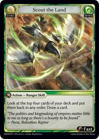 Scout the Land - Radiant Origins Event Pack - Grand Archive TCG card