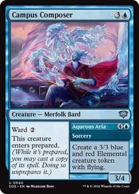Campus Composer - Secrets of Strixhaven - Magic: The Gathering card