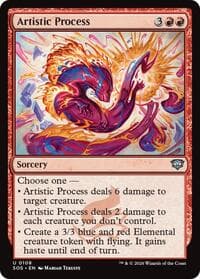 Artistic Process - Secrets of Strixhaven - Magic: The Gathering card