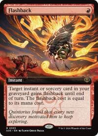 Flashback (Extended Art) - Secrets of Strixhaven - Magic: The Gathering card