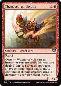Thunderdrum Soloist - Secrets of Strixhaven - Magic: The Gathering card