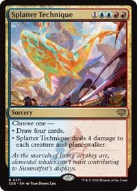 Splatter Technique - Secrets of Strixhaven - Magic: The Gathering card