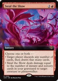 Steal the Show (Extended Art) - Secrets of Strixhaven - Magic: The Gathering card