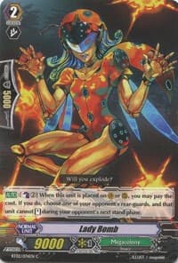 Lady Bomb - BT02: Onslaught of Dragon Souls - Cardfight Vanguard card