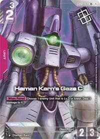 Haman Karn's Gaza C (Store Tournament Winner Pack 04) - Gundam Promotional Cards - Gundam Card Game card