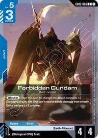 Forbidden Gundam (Store Tournament Participant Pack 04) - Gundam Promotional Cards - Gundam Card Game card