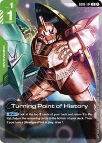 Turning Point of History (Store Tournament Participant Pack 04) - Gundam Promotional Cards - Gundam Card Game card