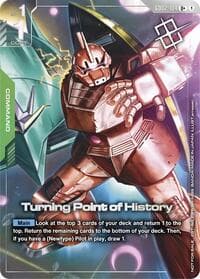 Turning Point of History (Store Tournament Winner Pack 04) - Gundam Promotional Cards - Gundam Card Game card