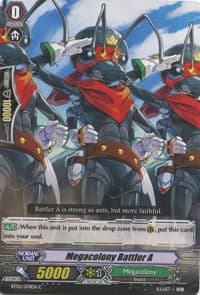 Megacolony Battler A - BT02: Onslaught of Dragon Souls - Cardfight Vanguard card