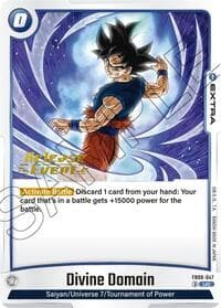 Divine Domain - Dual Evolution Release Event Cards - Dragon Ball Super: Fusion World card
