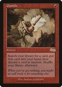 Gamble - Urza's Saga - Magic: The Gathering card