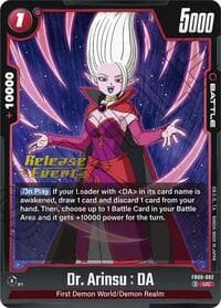 Dr. Arinsu : DA - Dual Evolution Release Event Cards - Dragon Ball Super: Fusion World card
