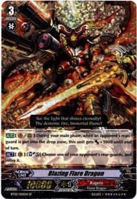Blazing Flare Dragon - BT02: Onslaught of Dragon Souls - Cardfight Vanguard card