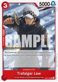 Trafalgar Law - Adventure on Kami's Island Release Event Cards - One Piece Card Game card