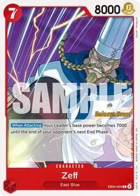 Zeff - Adventure on Kami's Island Release Event Cards - One Piece Card Game card
