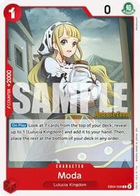 Moda - Adventure on Kami's Island Release Event Cards - One Piece Card Game card