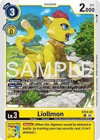 Liollmon - Starter Deck 23: Beatbreak - Digimon Card Game card