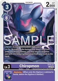 Chiropmon - Starter Deck 23: Beatbreak - Digimon Card Game card