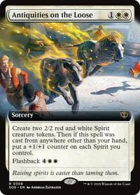 Antiquities on the Loose (Extended Art) - Secrets of Strixhaven - Magic: The Gathering card