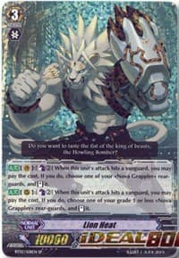 Lion Heat - BT02: Onslaught of Dragon Souls - Cardfight Vanguard card