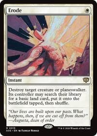 Erode - Secrets of Strixhaven - Magic: The Gathering card