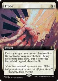 Erode (Extended Art) - Secrets of Strixhaven - Magic: The Gathering card