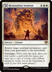 Restoration Seminar - Secrets of Strixhaven - Magic: The Gathering card