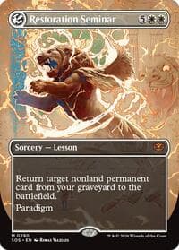 Restoration Seminar (Borderless) - Secrets of Strixhaven - Magic: The Gathering card