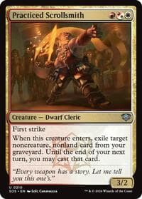 Practiced Scrollsmith - Secrets of Strixhaven - Magic: The Gathering card