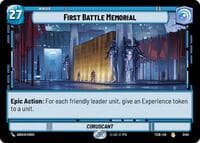 First Battle Memorial - Twin Suns - Star Wars: Unlimited card