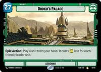 Dooku's Palace - Twin Suns - Star Wars: Unlimited card