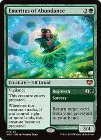 Emeritus of Abundance - Secrets of Strixhaven - Magic: The Gathering card
