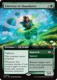 Emeritus of Abundance (Extended Art) - Secrets of Strixhaven - Magic: The Gathering card