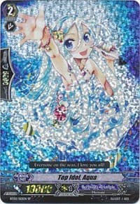 Top Idol, Aqua - BT02: Onslaught of Dragon Souls - Cardfight Vanguard card