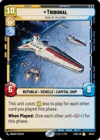 Tribunal - Grave of the 32nd - Twin Suns - Star Wars: Unlimited card