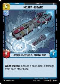 Relief Frigate - Twin Suns - Star Wars: Unlimited card