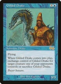 Gilded Drake - Urza's Saga - Magic: The Gathering card
