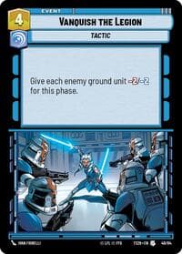 Vanquish the Legion - Twin Suns - Star Wars: Unlimited card