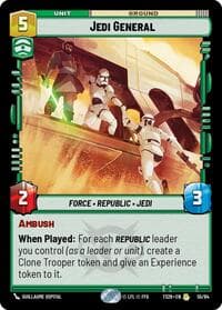 Jedi General - Twin Suns - Star Wars: Unlimited card