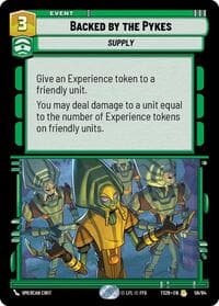 Backed by the Pykes - Twin Suns - Star Wars: Unlimited card