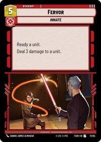 Fervor - Twin Suns - Star Wars: Unlimited card