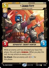 Jango Fett - Guarding the Count - Twin Suns - Star Wars: Unlimited card